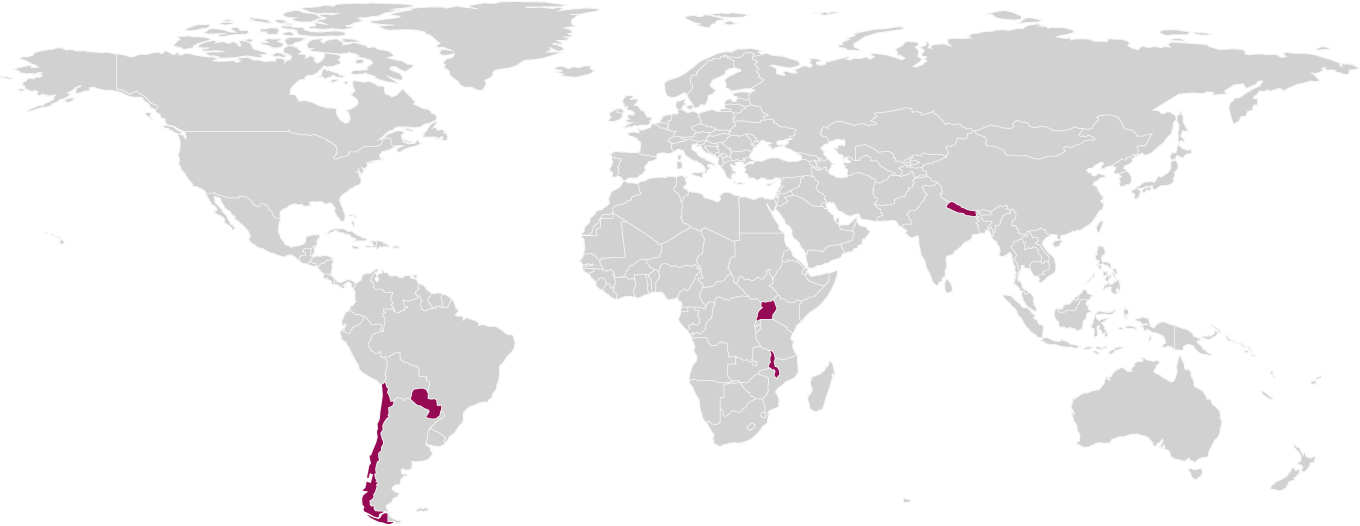 Countries map Research Agendas